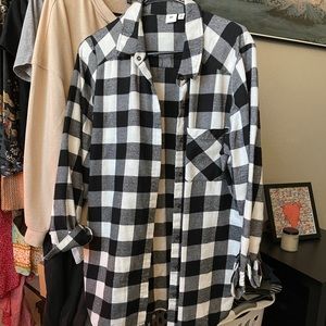 NWOT BP Longline Flannel